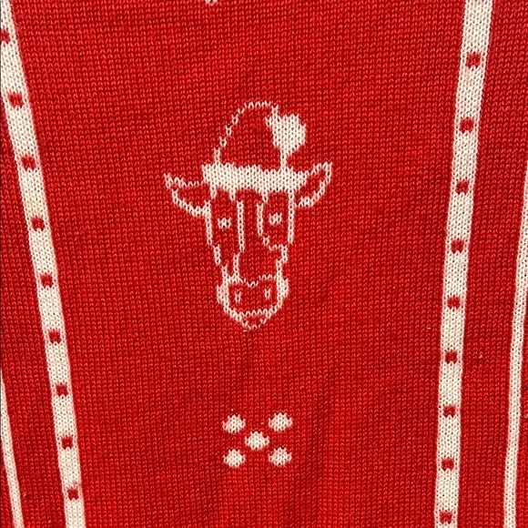 Chick Fil A Red Graphic Men's Crewneck Collector Sweater - Picture 7 of 7